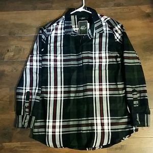 NWT JACHS Girlfriend Plaid Top XXL